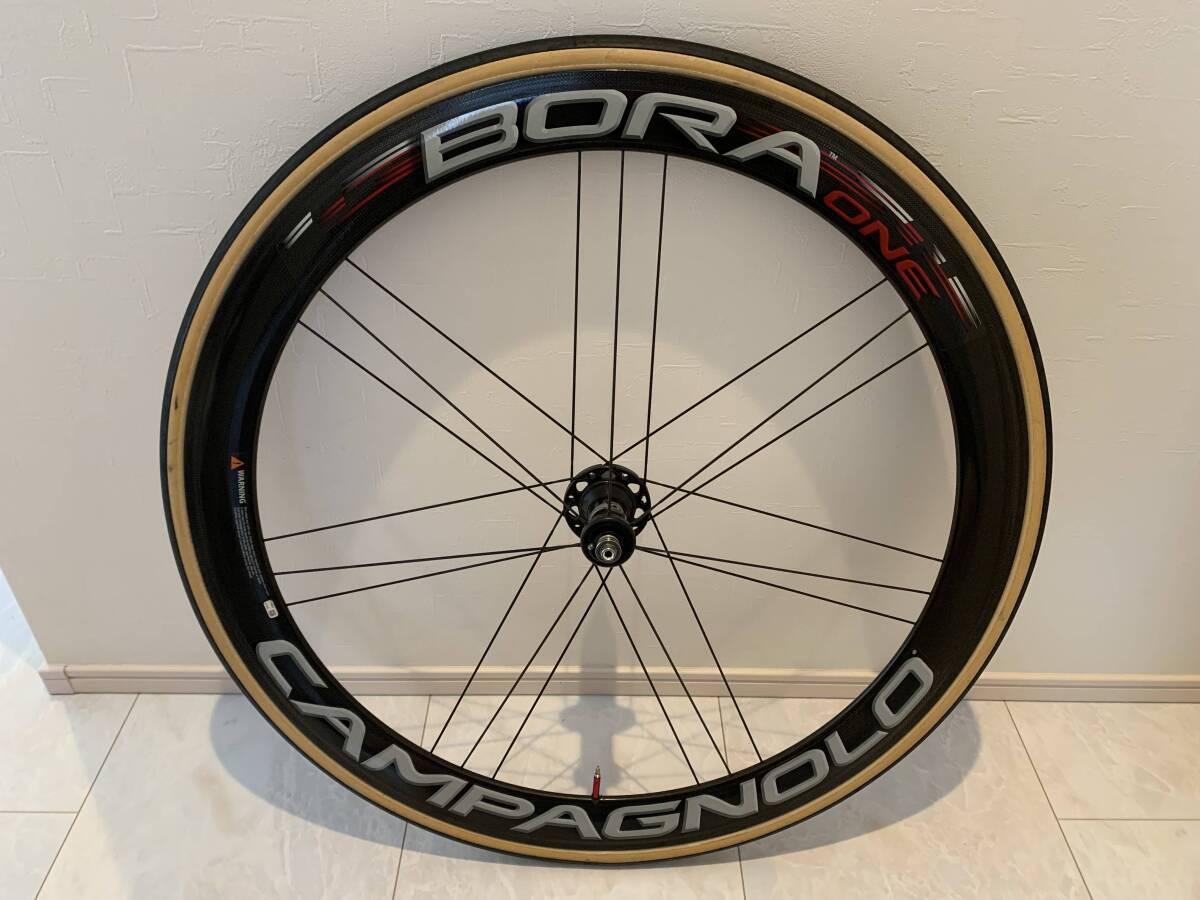 【中古】Campagnolo カンパニョーロ BORA ONE 50 ボーラワン50 チューブラー リムブレーキ シマノ11s コンチネンタル GIROタイヤ付_画像3