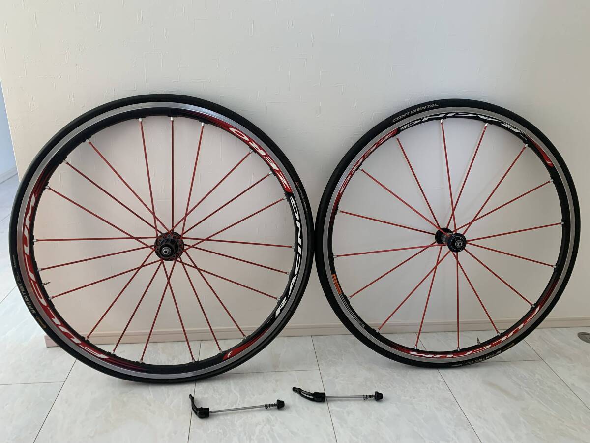 【中古】FLUCRUM Racing ZERO フルクラム レーシング ゼロ リムブレーキ チューブラー シマノ11s コンチネンタル スプリンタータイヤ付
