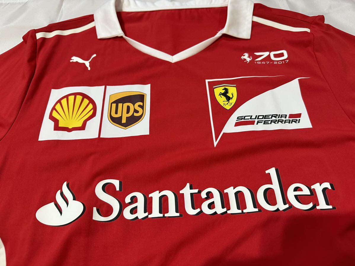 [F1 team supplied goods ]s Koo te rear Ferrari 2017 year lai connector n person himself .. T-shirt 