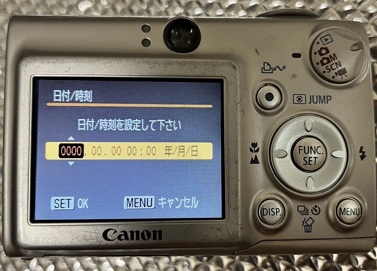  通電確認済み Canon IXY DIGITAL 600　コンパクトデジタルカメラ _画像5