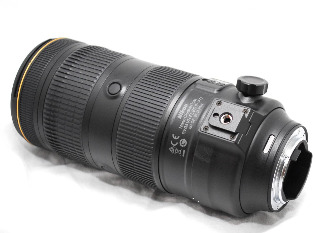 【新品同様の超美品・純正フード付き】Nikon ニコン AF-S NIKKOR 70-200mm f/2.8 E FL ED VRの画像8