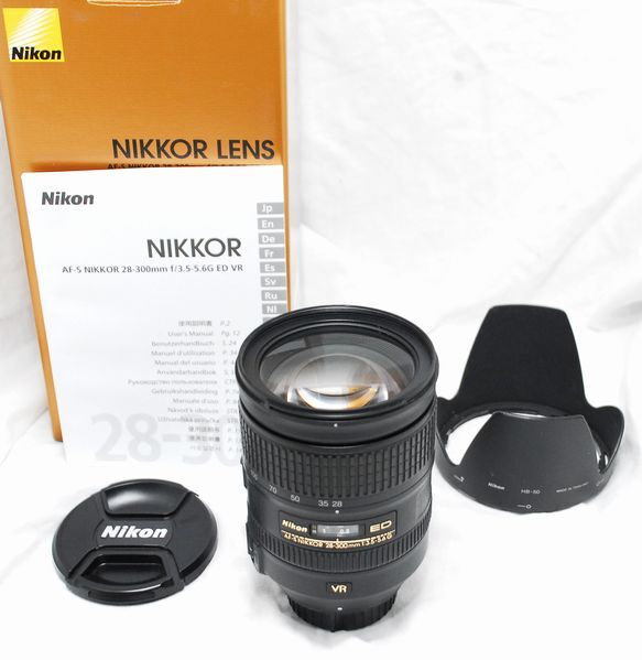 【超美品・純正フード付き】Nikon ニコン AF-S NIKKOR 28-300mm f/3.5-5.6 G ED VR_画像1