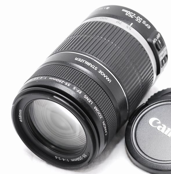 【新品級の超美品】Canon キヤノン EF-S 55-250mm F4-5.6 IS_画像2