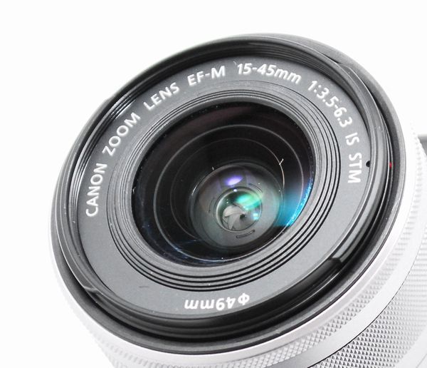 【超美品・メーカー保証書等完備 SDカード付き】Canon キヤノン Kiss M2 EF-M 15-45mm F3.5-6.3 IS STMの画像3