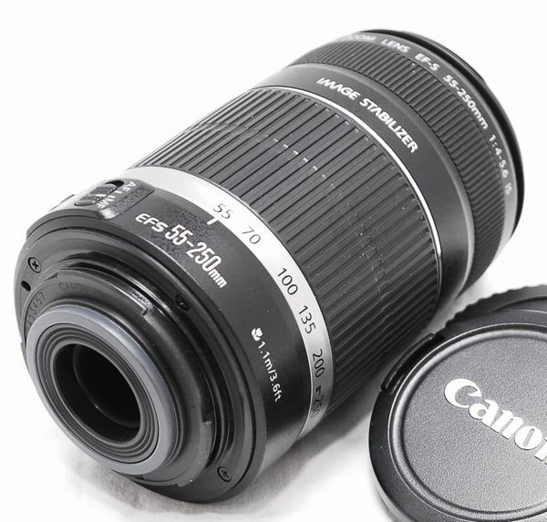 【新品級の超美品】Canon キヤノン EF-S 55-250mm F4-5.6 IS_画像3