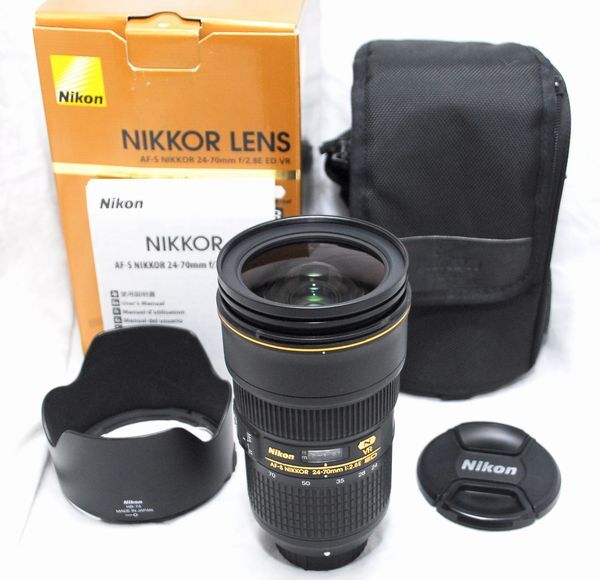 【新品同様の超美品・付属品完備】Nikon ニコン AF-S NIKKOR 24-70mm f/2.8 E ED VR_画像1
