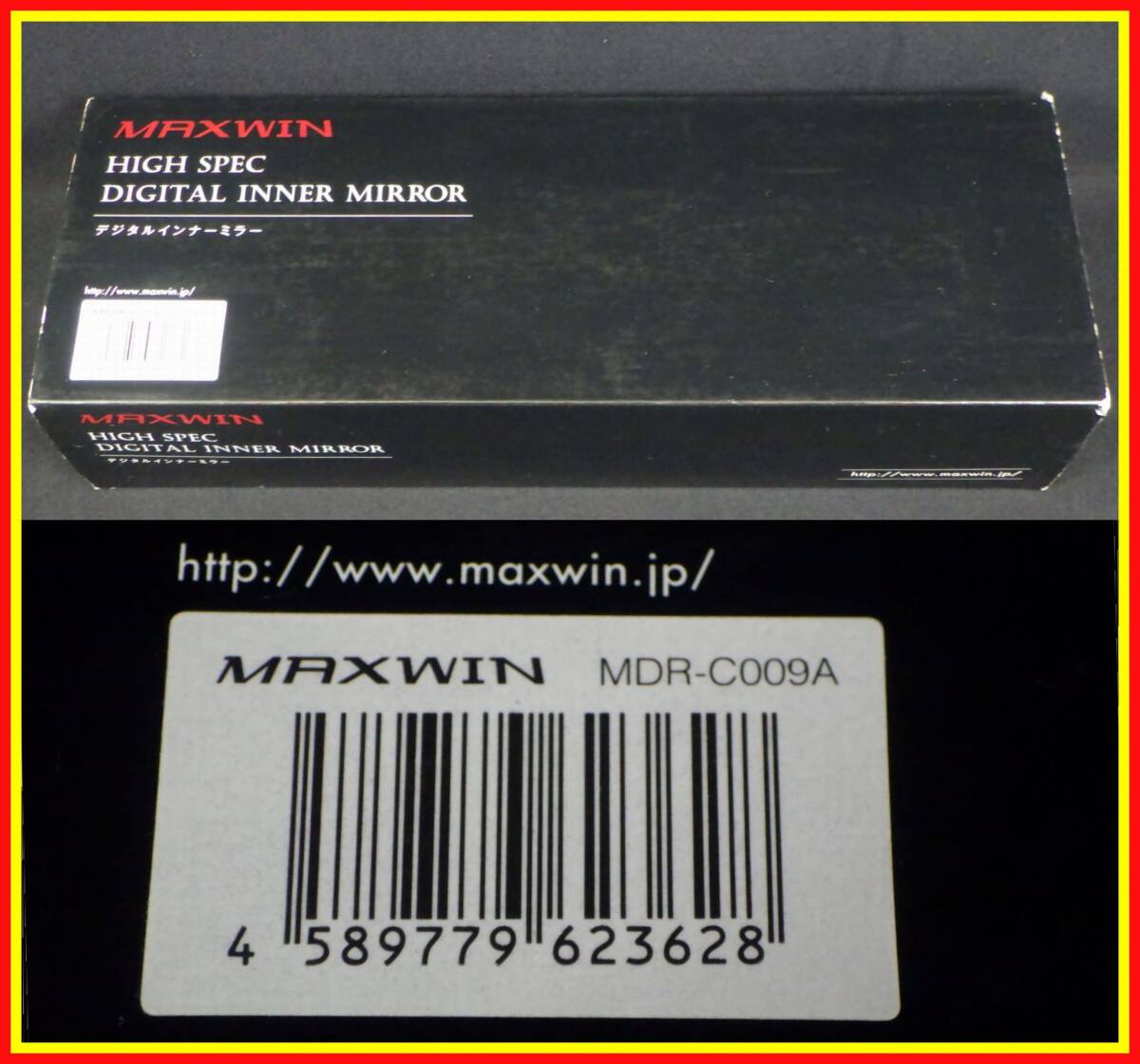.9748 не использовался товары долгосрочного хранения MAX WIN MDR-C009A передний и задний (до и после) 2 камера регистратор пути (drive recorder) цифровой зеркала в салоне тип зеркала 