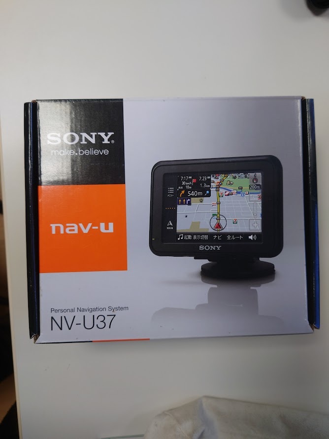 SONY NV-Ｕ37Ｗ ソニーナビユー　２０１２年製　ハンディ－ナビ　まだまだ使えます_画像1