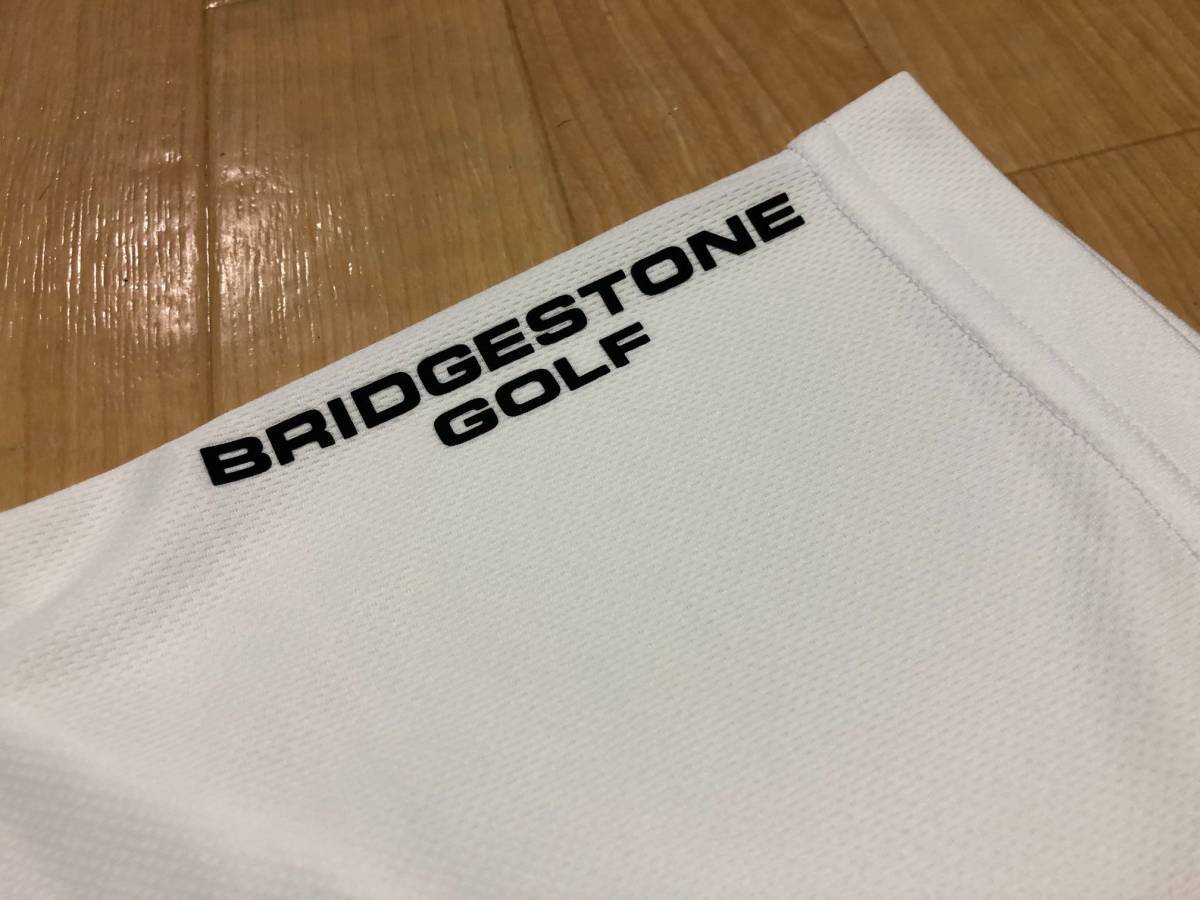 BRIDGESTONE GOLF( Bridgestone Golf ) весна лето COOL Logo принт соты en Boss кнопка down рубашка-поло с коротким рукавом 3GW01A(WH)L