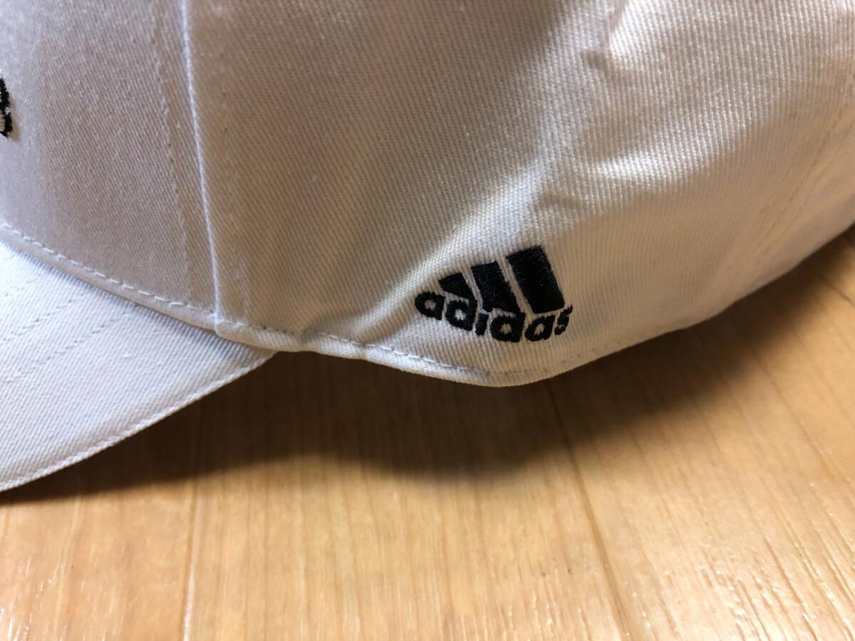 adidas Golf(アディダスゴルフ) リニアロゴ コットンキャップ ゴルフ キャップ F6225(ホワイト)_画像3