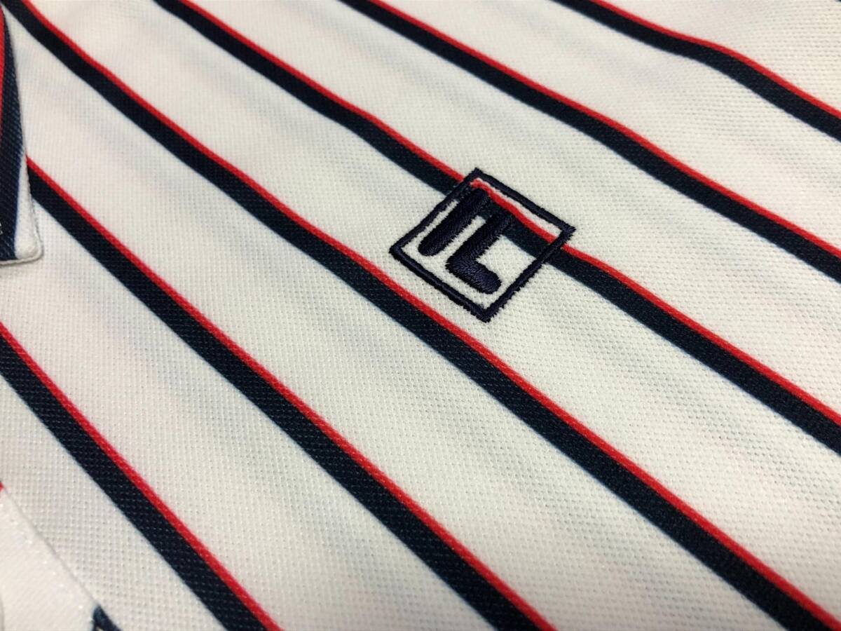 FILA GOLF(フィラ ゴルフ) 春夏 UVカット 吸汗速乾 半袖ポロシャツ 743-604B(ホワイト) Ｌ_画像5