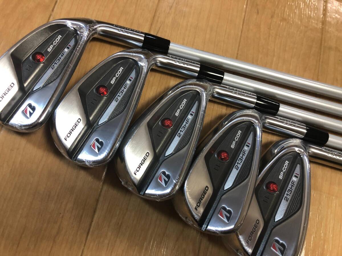 未使用 BRIDGESTONE GOLF(ブリヂストンゴルフ) FORGED SP-COR 213HF アイアンセット AIR SPEEDER BS FOR IRON カーボン ＃6-9、PW_画像2