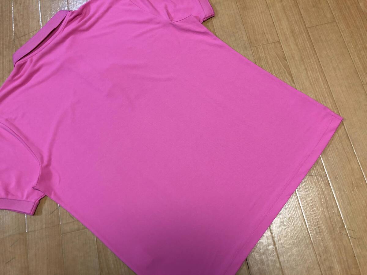 LOUDMOUTH GOLF(ラウドマウス ゴルフ) 春夏 吸汗速乾 UVカット 半袖ポロシャツ 761-603(PINK)ＸＬ_画像3