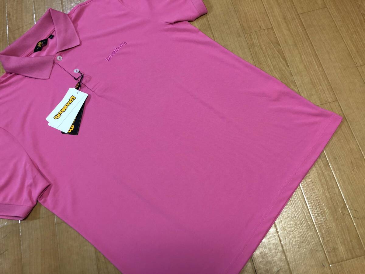 LOUDMOUTH GOLF(ラウドマウス ゴルフ) 春夏 吸汗速乾 UVカット 半袖ポロシャツ 761-603(PINK)ＸＬ_画像2