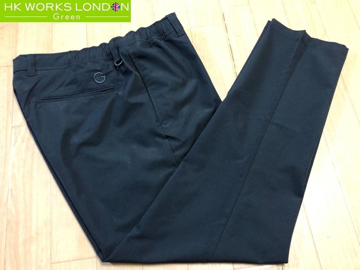 HK WORKS LONDON Green( Koshino Hiroko Golf ) spring summer UV measures, Easy care long pants TMKIT-2C-52( black )76-84