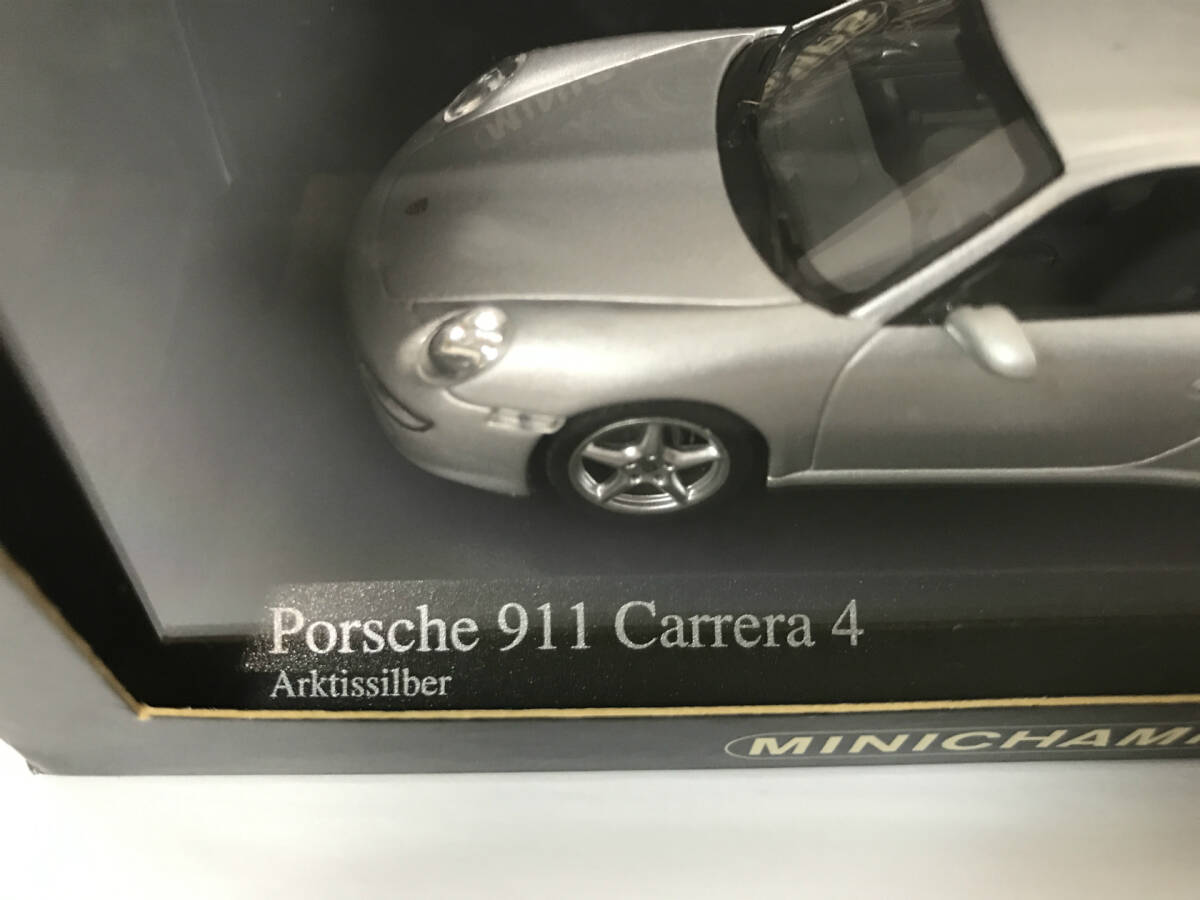 【１円スタート】1/43 ミニチャンプス ポルシェ911 カレラ 4S 2005 銀 MINICHAMPS Porsche 911 Carera 4S 2005 Silver 400 065320 ZD_画像4