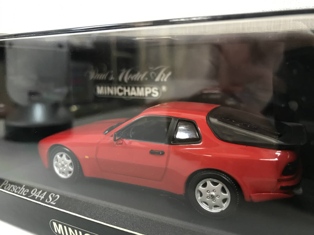 【１円スタート】1/43 ミニチャンプス ポルシェ944 S2 1989 赤 Porsche944 S2 1989 Red MINICHAMPS 400 062220 ZD_画像3