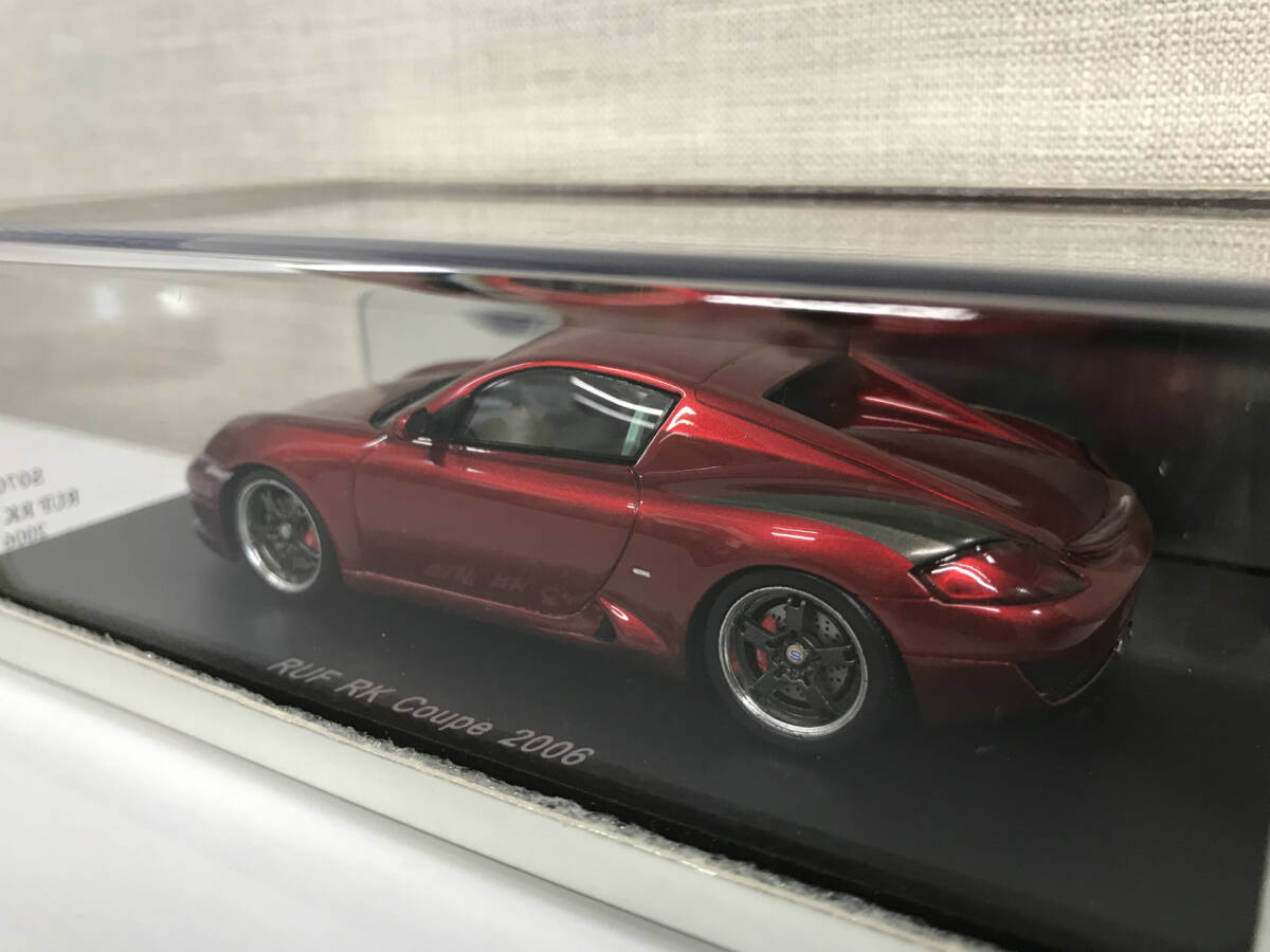 1/43 スパーク RUF RK Coupe 2006 メタリックレッド Spark ZEの画像3