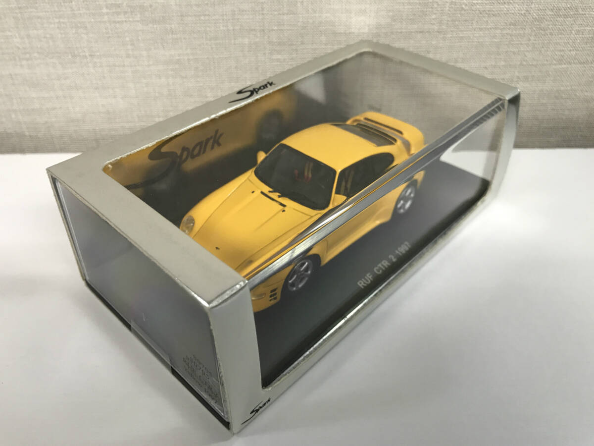 [1 иен старт ]1/43 Spark RUF CTR 2 1997 Yellow желтый цвет Spark S0705 ZE