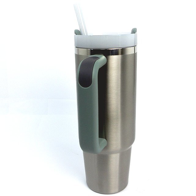 【未使用品 YST-046】スタンレー タンブラー スタバ 887ml STANLEY FLOWSTATE TUMBLER 10-10827-184 シルバー_画像2