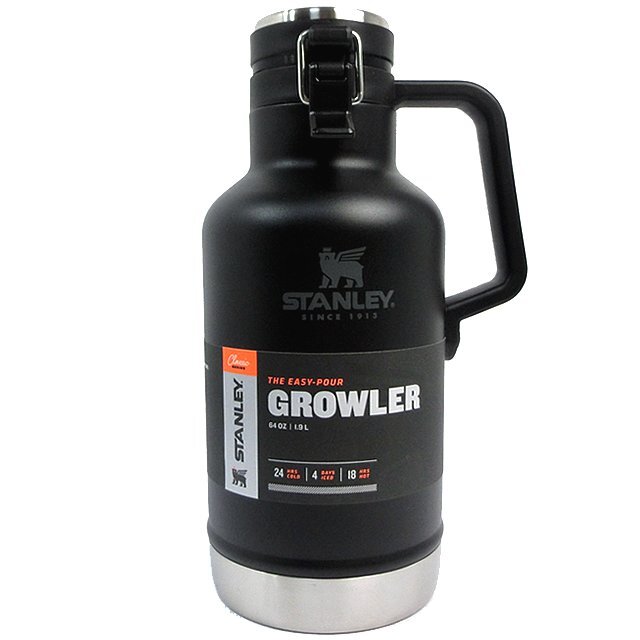 【未使用品 YST-056】スタンレー STANLEY GROWLER 真空ボトル 1.9L 保温保冷 魔法瓶 水筒 10-01941-165 ブラック_画像1