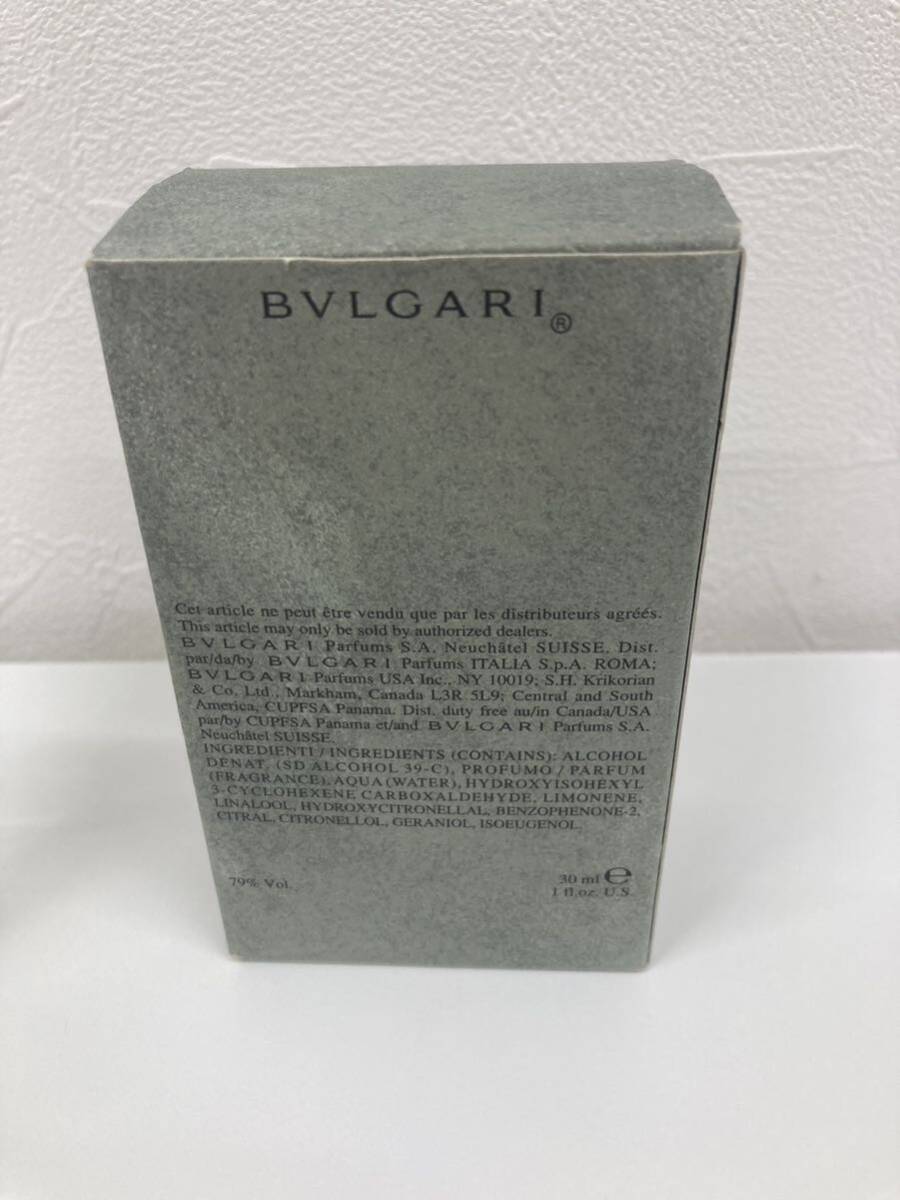 [ almost unused ] BVLGARY pool Homme eks tray mo-doto crack 30ml perfume BVLGARI