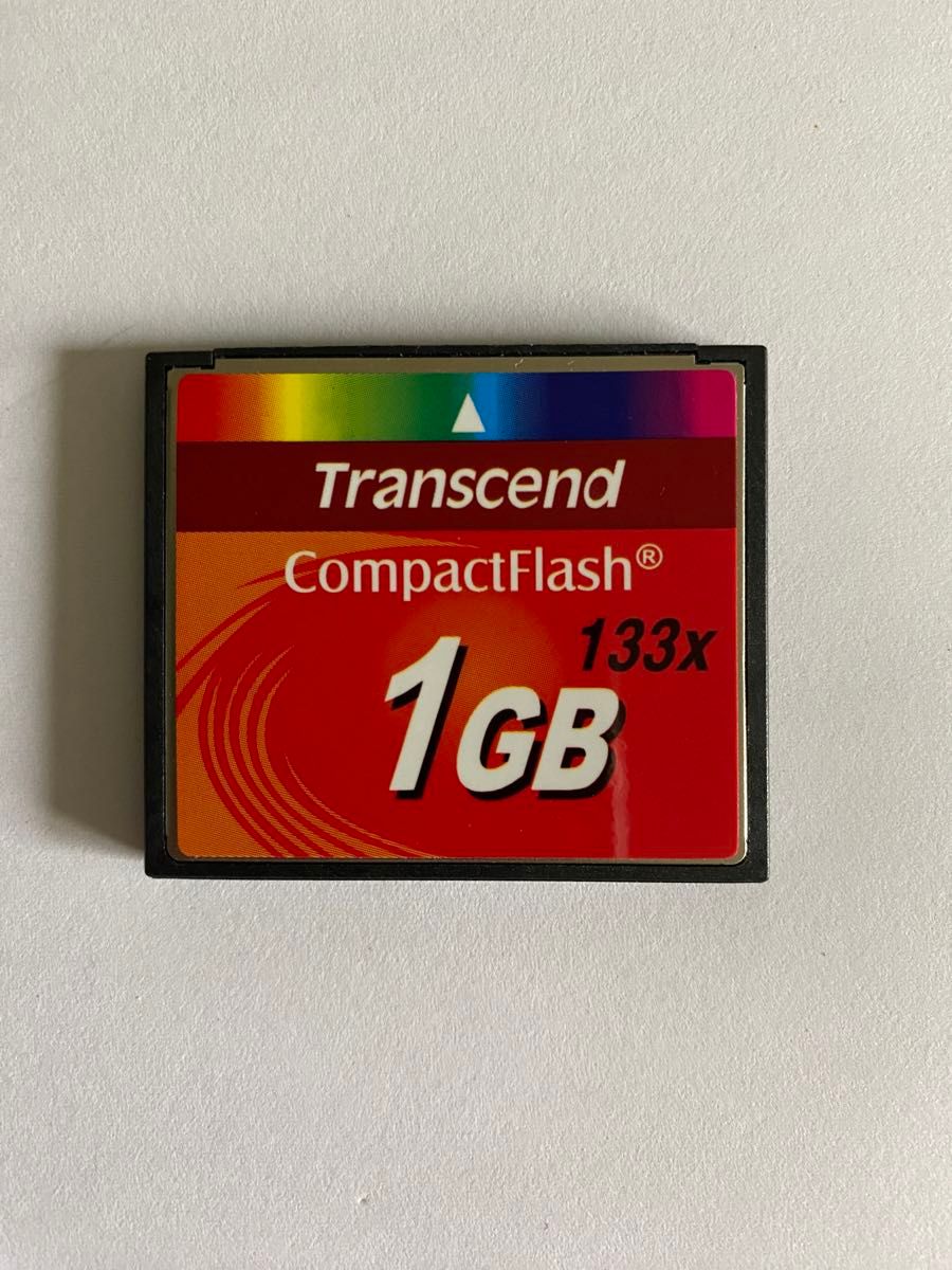 トランセンド 1GB コンパクトフラッシュ Transcend CF 133倍速　ケース付き【匿名配送】【追跡可能】
