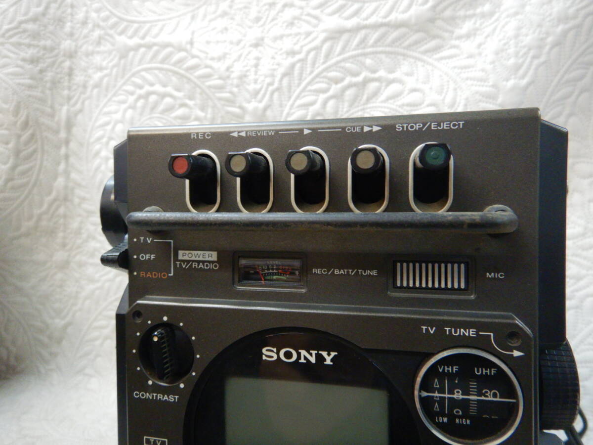 k SONY radio JACKAL300 cassette tv one body antique 