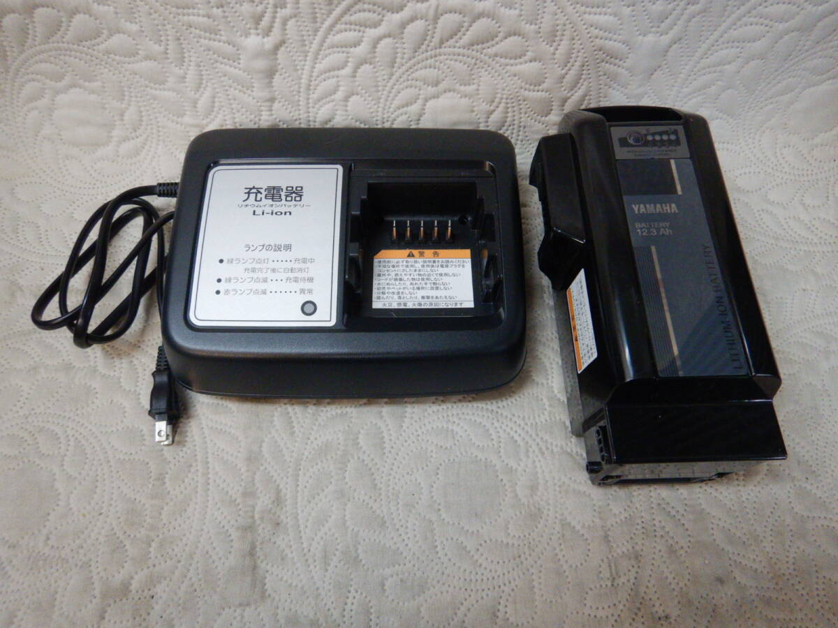 ヤマハ　パス　PAS　電池　充電器　12.3Ah　X2P　LI-ION 20　_画像1