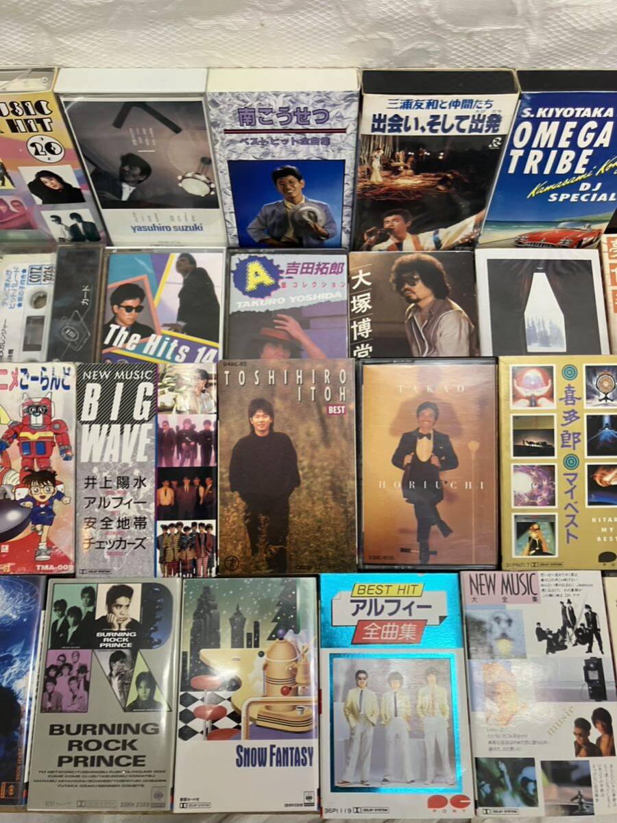  cassette tape Japanese music anime Off Course tulip Yoshida Takuro Minami Kosetsu bar person g lock Prince Ultraman Pokemon etc. large amount 
