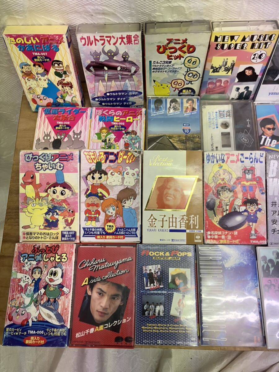  cassette tape Japanese music anime Off Course tulip Yoshida Takuro Minami Kosetsu bar person g lock Prince Ultraman Pokemon etc. large amount 