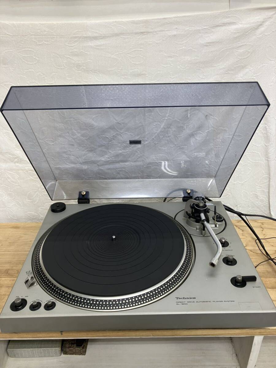 Technics テクニクス SL-1600 レコードプレーヤー ターンテーブル ダイレクトドライブ 動作確認済み 良品 オーディオ機器 音響機器_画像1