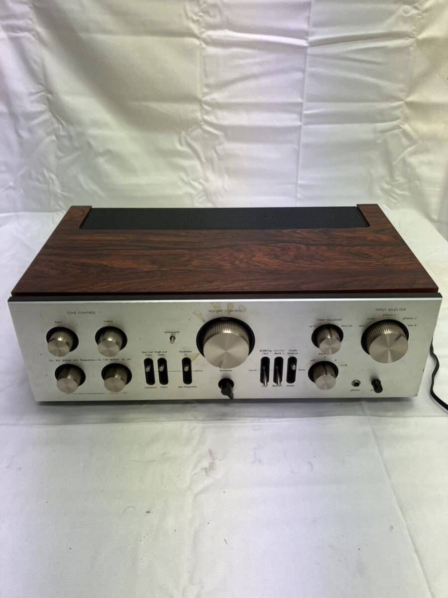 LUXMAN ラックスマン L-85V プリメインアンプ ステレオアンプ アンプ オーディオ機器 音響機器 通電確認済み 希少 現状品_画像1