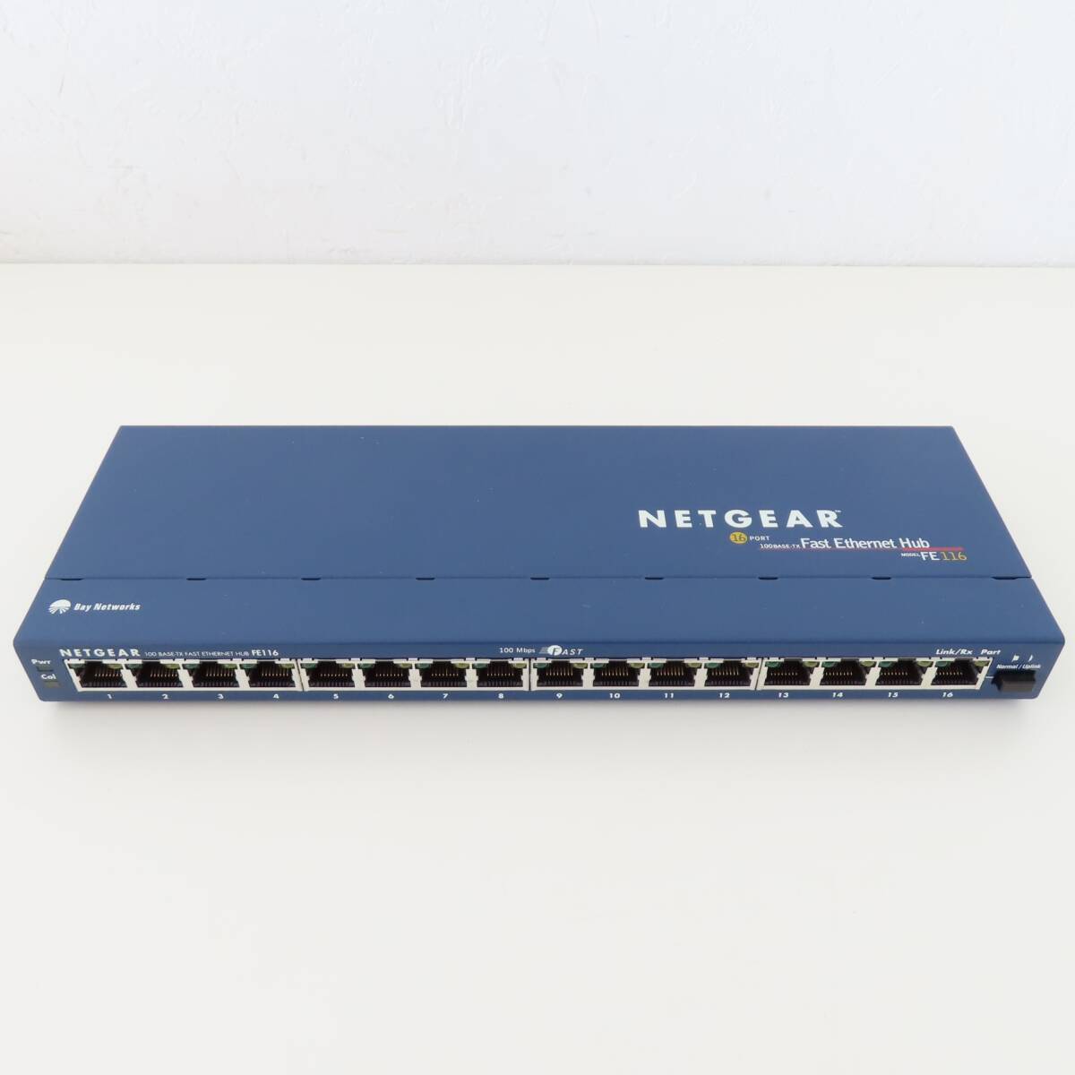 M05 通電確認済 NETGEAR FS116 スイッチングハブ 16ポート 100Mbps L2SW_画像1