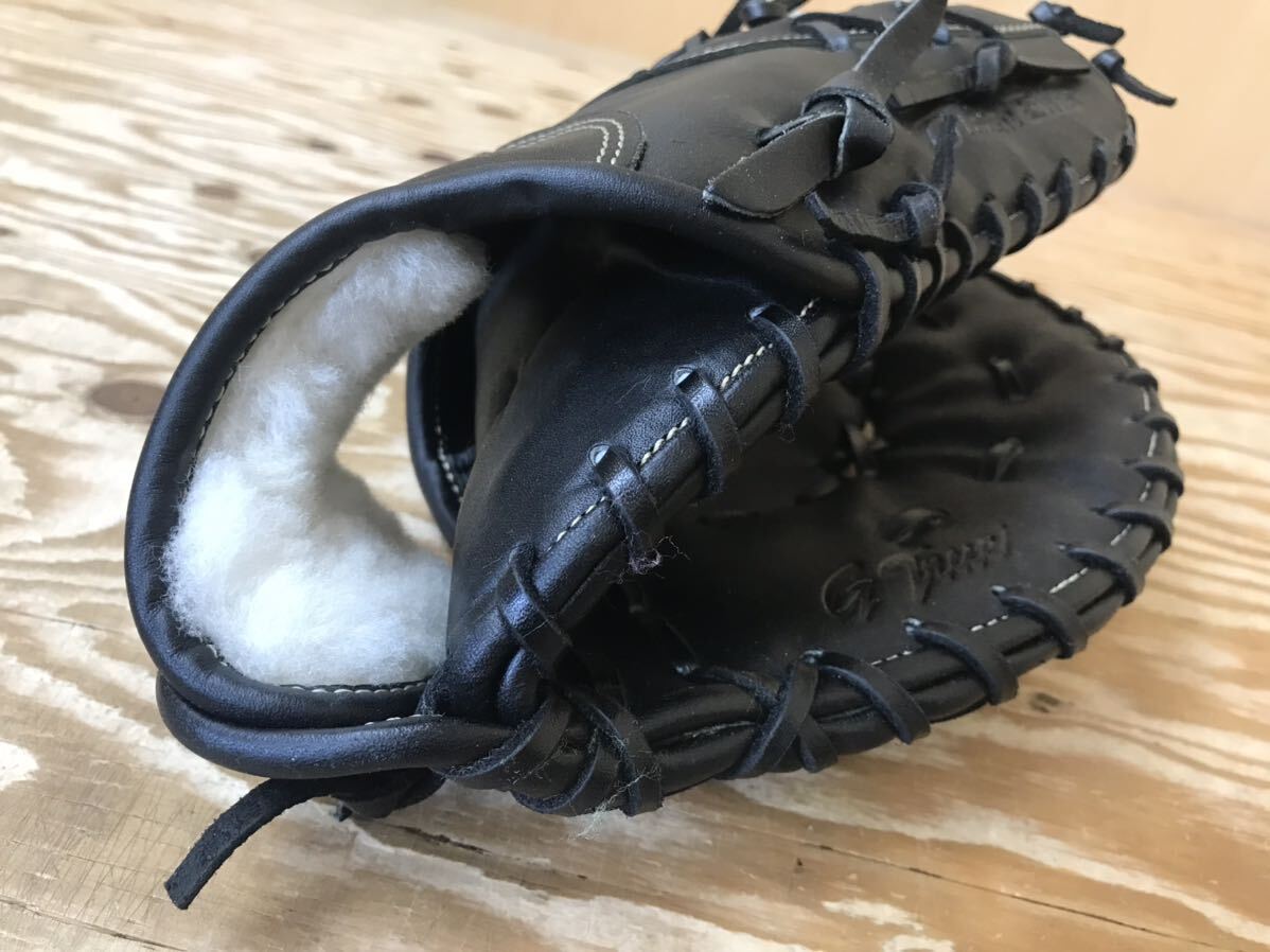 mJ 80 Mizuno MIZUNO glove glove First mito black black right for throwing GlobalElite * scratch . dirt have, present condition goods, detailed . is unknown 