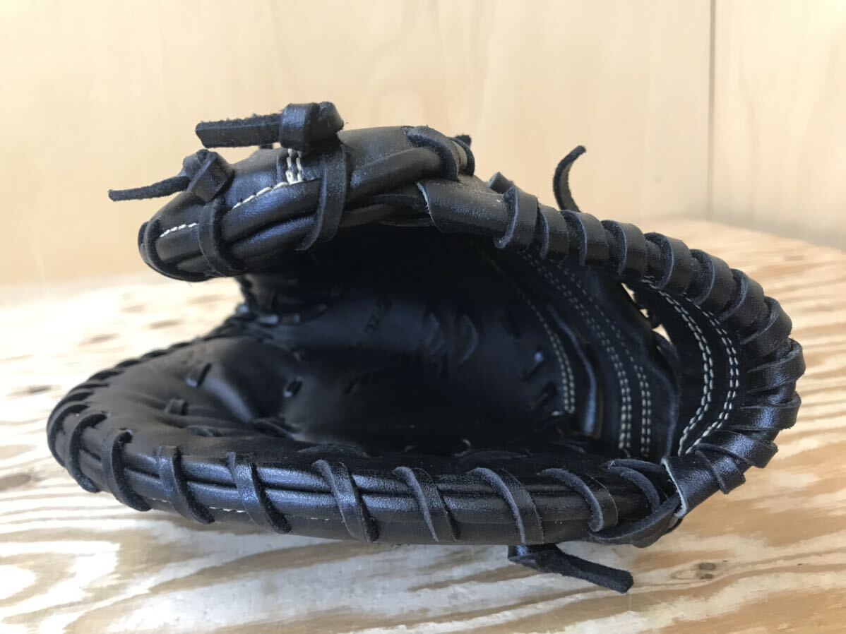 mJ 80 Mizuno MIZUNO glove glove First mito black black right for throwing GlobalElite * scratch . dirt have, present condition goods, detailed . is unknown 