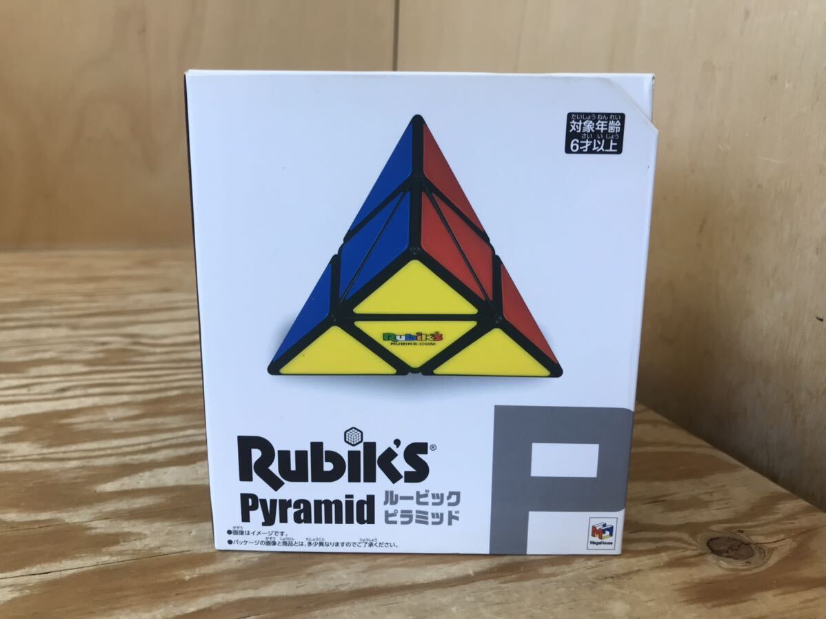 mK 60 ルービックピラミッド ② Rubik's Pyramid メガハウス Mega House ※未使用長期保管品、外箱に難あり、破けあり_画像1