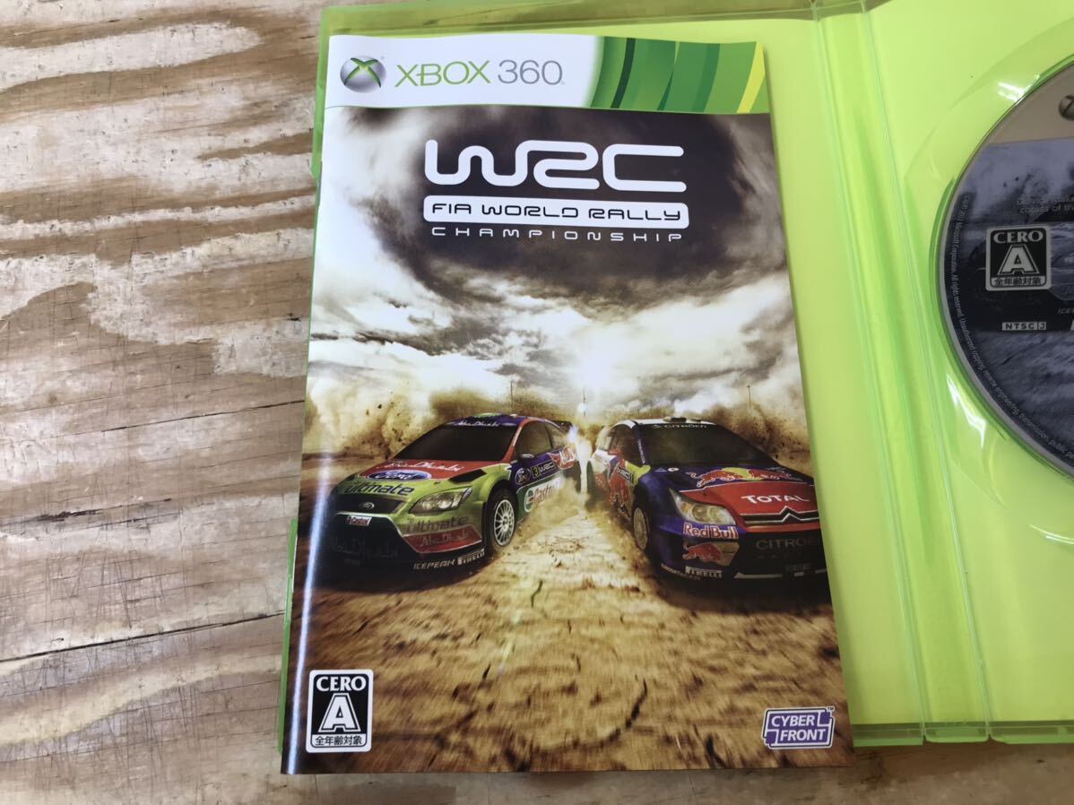 m ネコポスD WRC ① ワールドラリーチャンピオンシップ XBOX360 ソフト WORLD RALLY CHAMPIONSHIP ※動作未確認、ケース傷み有り_画像5