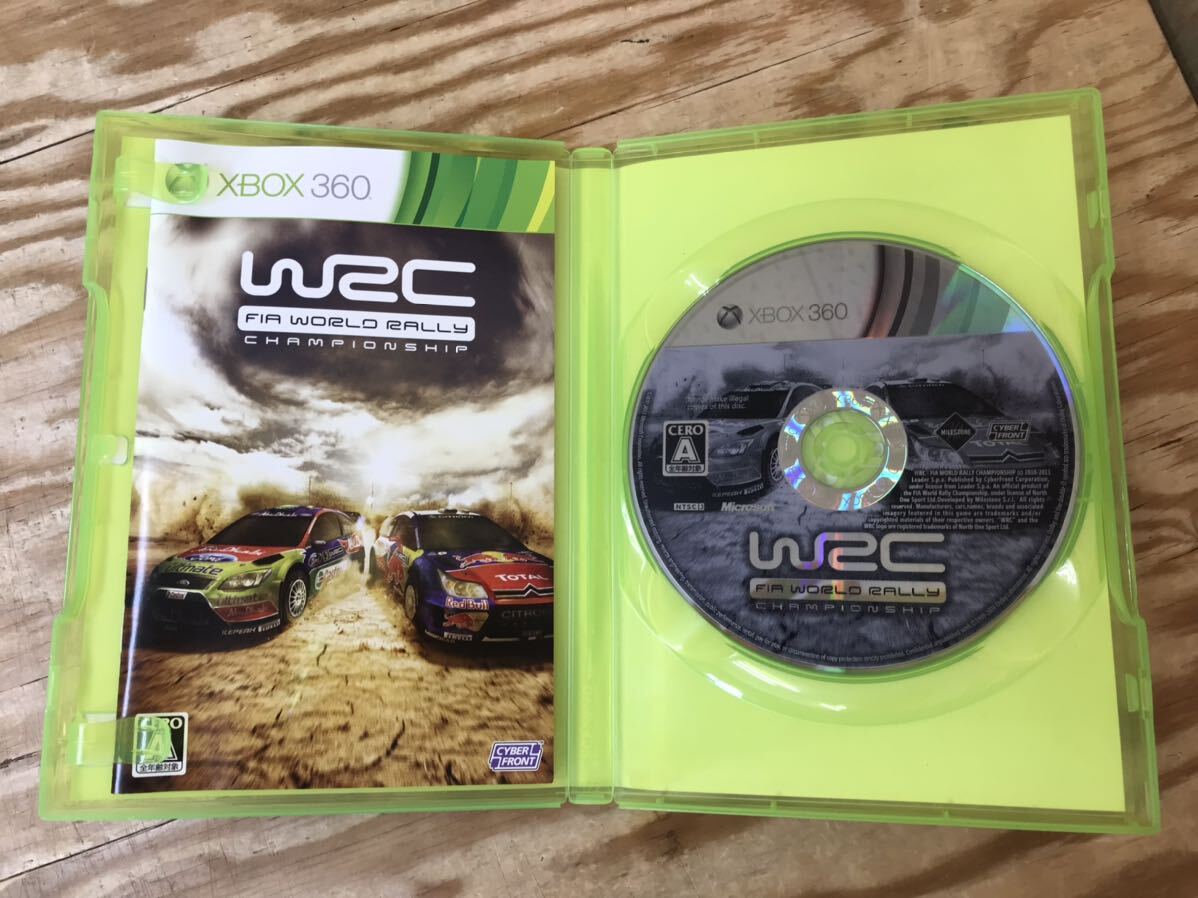m ネコポスD WRC ① ワールドラリーチャンピオンシップ XBOX360 ソフト WORLD RALLY CHAMPIONSHIP ※動作未確認、ケース傷み有り_画像2