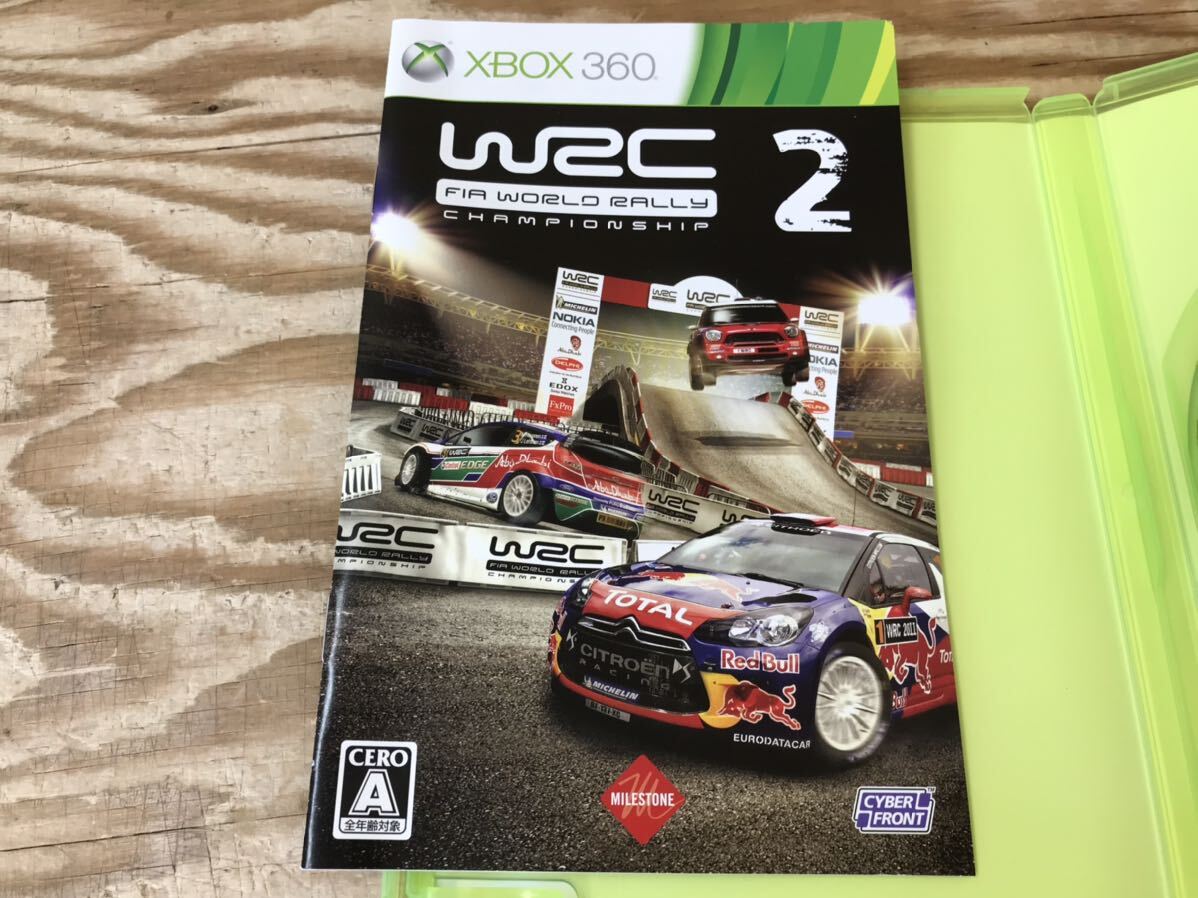 m ネコポスC ワールドラリー チャンピオンシップ2 XBOX360 ソフト WRC2 WORLD RALLY CHAMPIONSHIP ※動作未確認、ケースに傷みあり_画像4