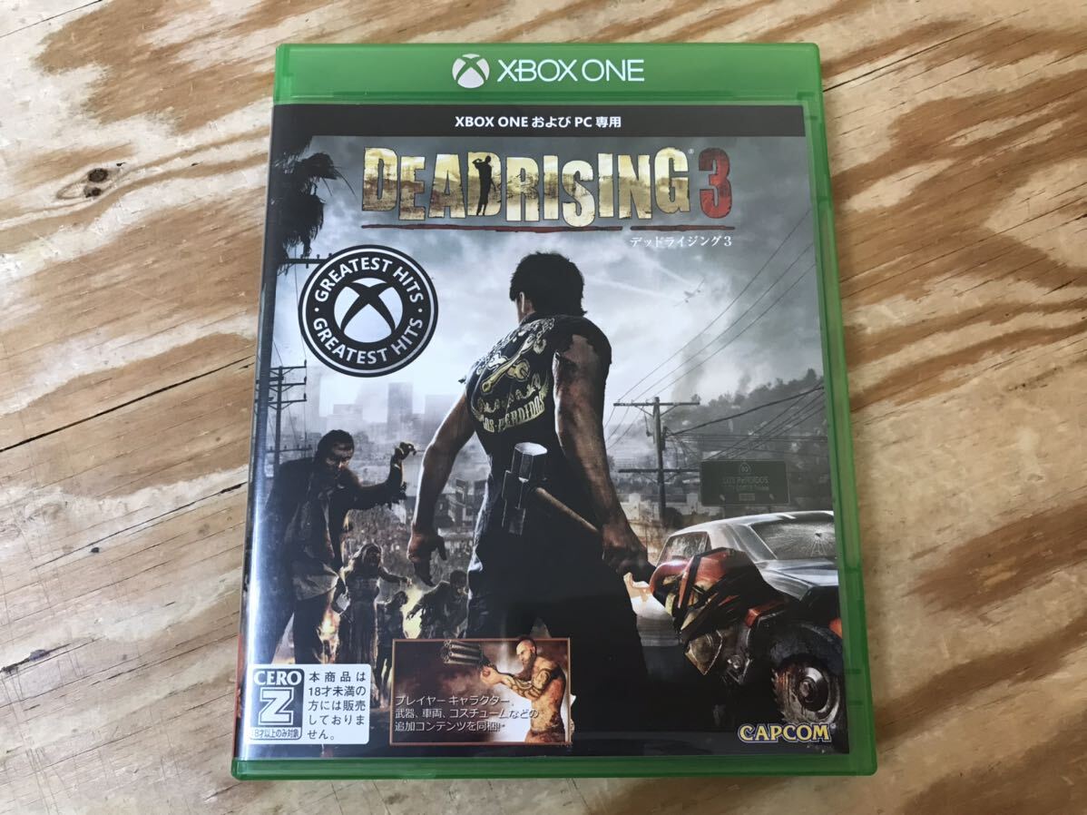 m ネコポスC デッドライジング3 XBOXONE ソフト DEAD RISING3 ※コード使えません、動作未確認、ケースに傷み有り_画像1