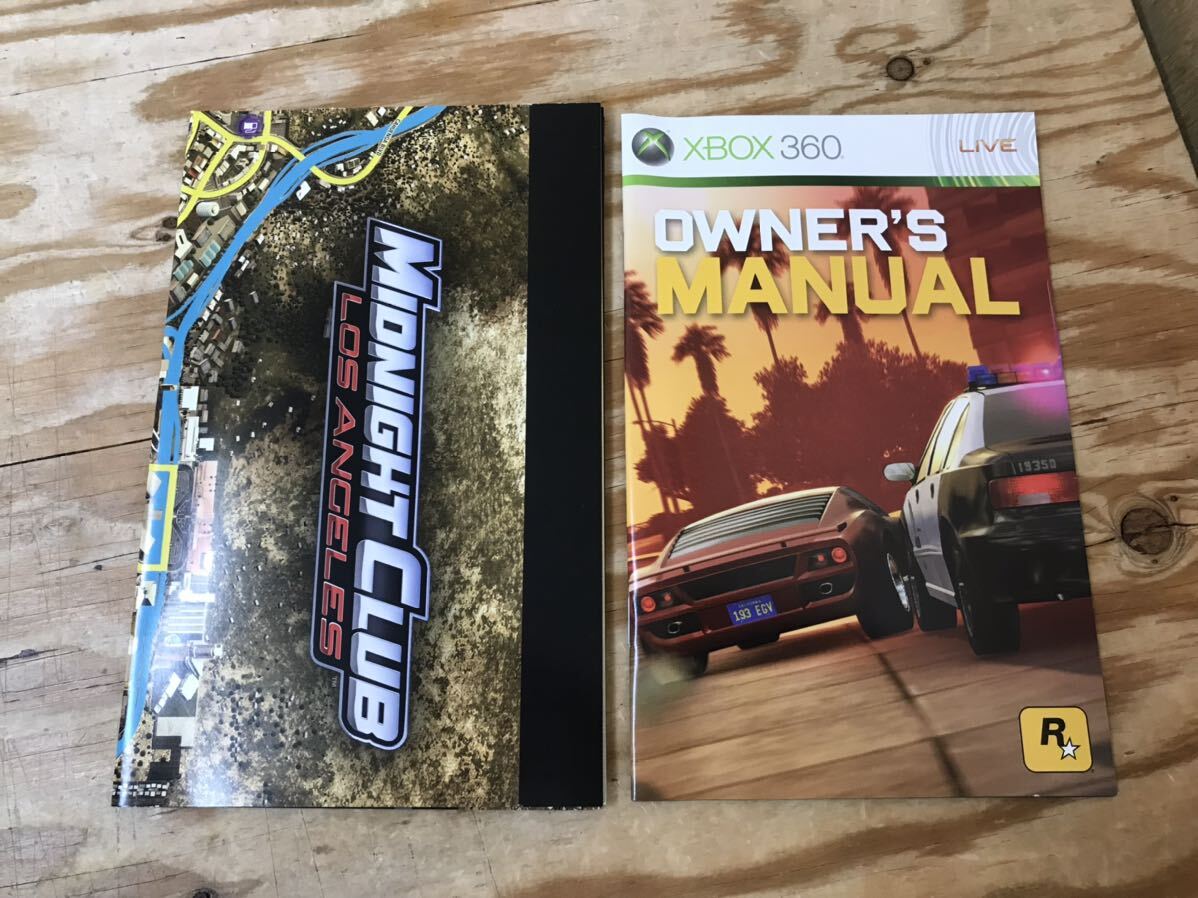 m ネコポスG ミッドナイトクラブ・ロサンゼルス ② MIDNIGHT CLUB LOSANGELES XBOX360 ソフト ※動作未確認、ケースに傷みあり_画像5