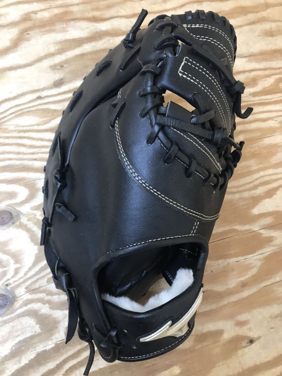 mJ 80 Mizuno MIZUNO glove glove First mito black black right for throwing GlobalElite * scratch . dirt have, present condition goods, detailed . is unknown 