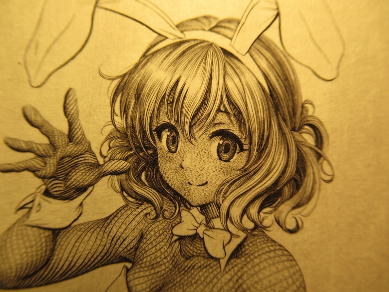 *. гравюра на меди один иен лот автограф выпуск иметь коллекция ручные иллюстрации .. симпатичный картина гравюра на меди костюм кролика 