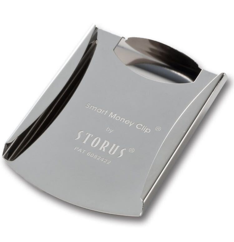 STORUS[ -stroke las] Smart money clip compact ultrathin Mini purse domestic regular goods card .. at the same time 