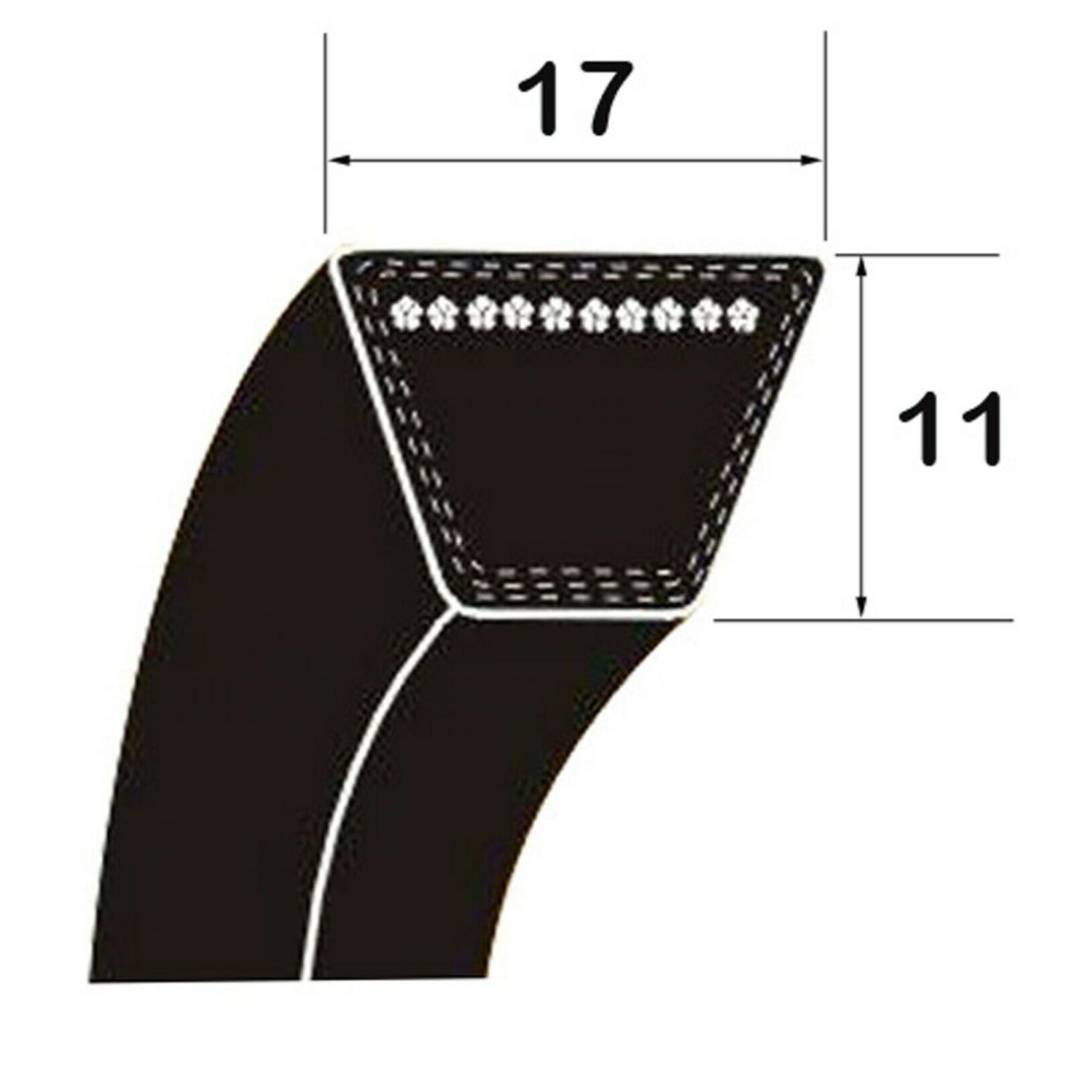 GAVAN B形 2997mm/118 Vベルト_画像1