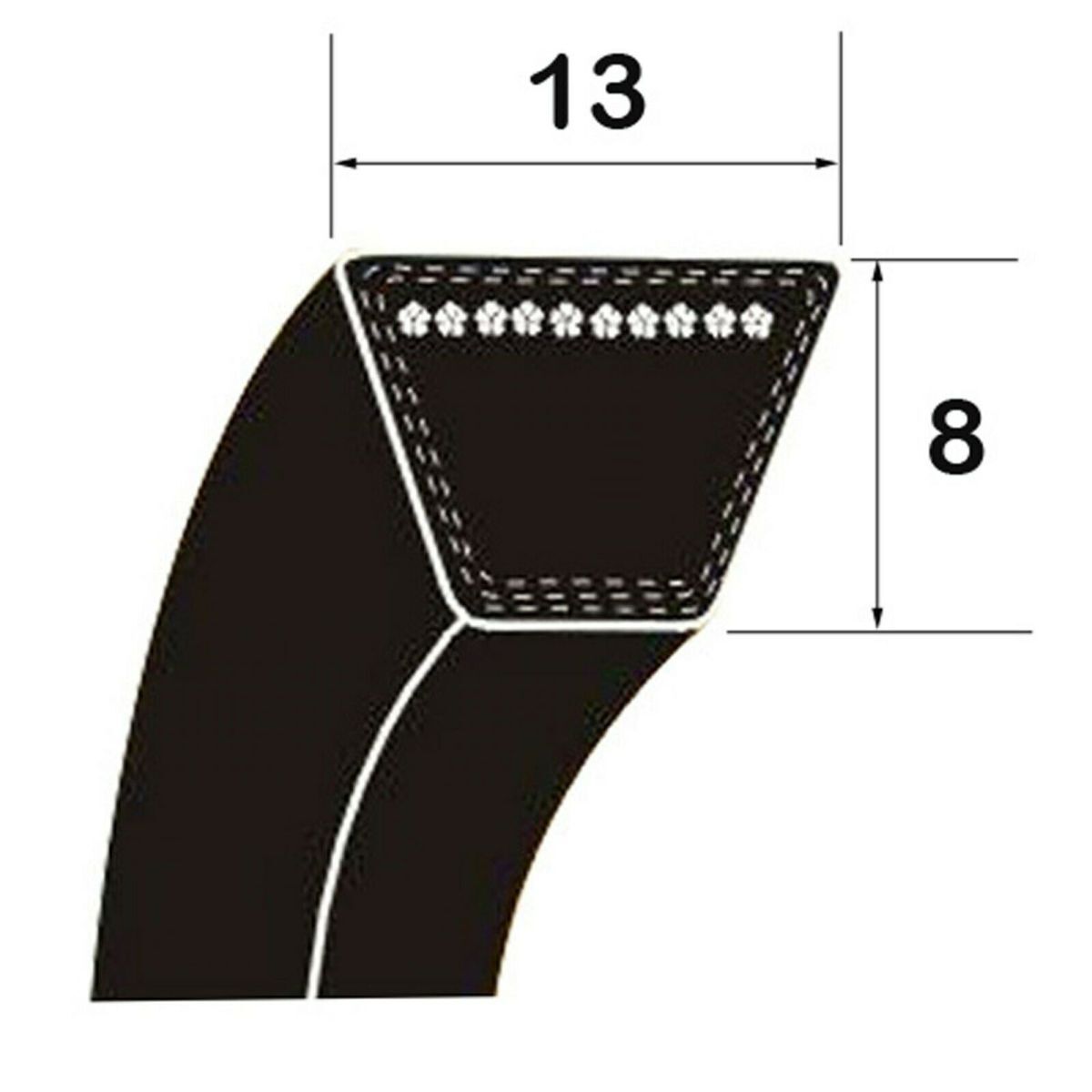 GAVAN A形 380mm/15 Vベルト_画像1