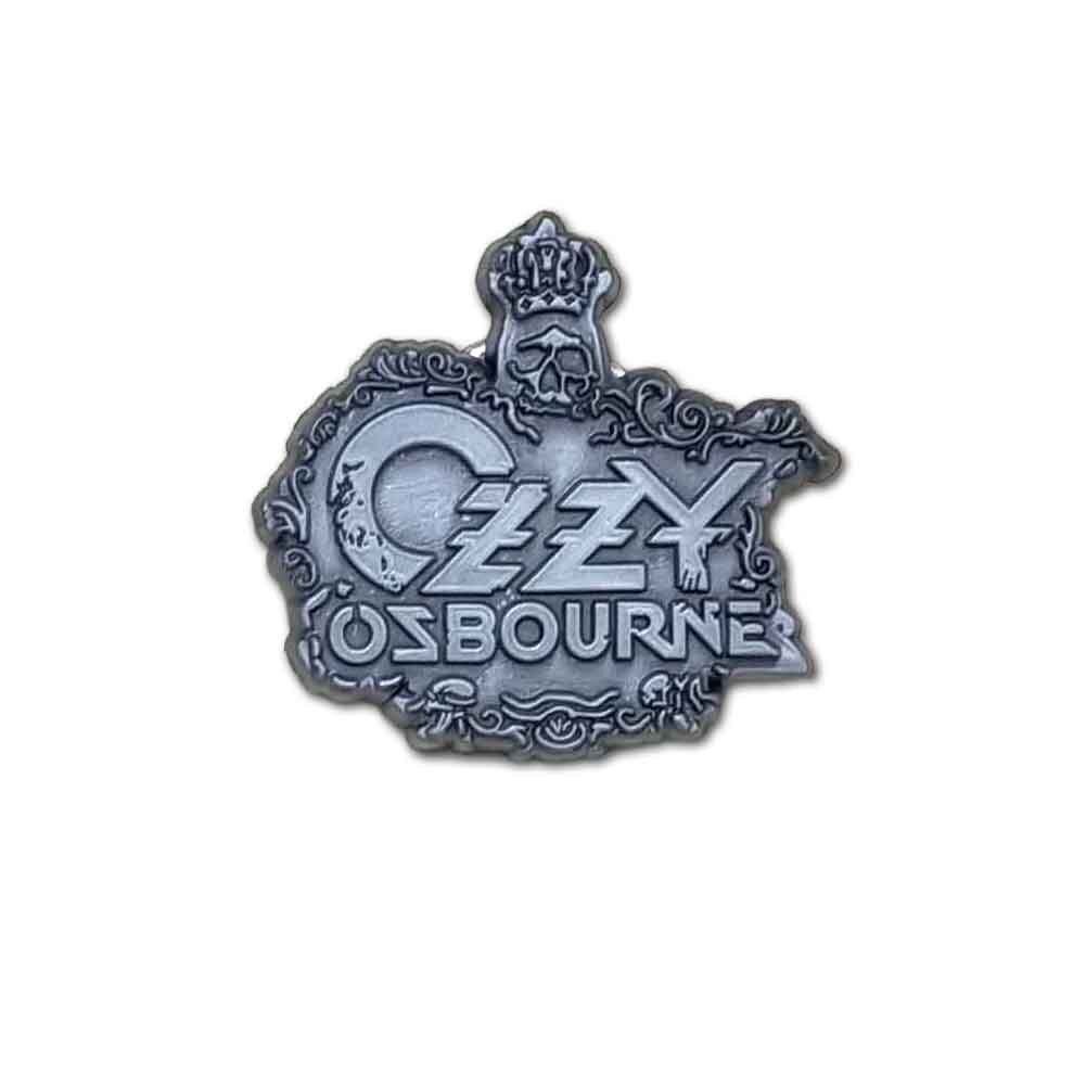 Ozzy Osbourne メタルピンバッジ オジー・オズボーン Crest Logo_画像1