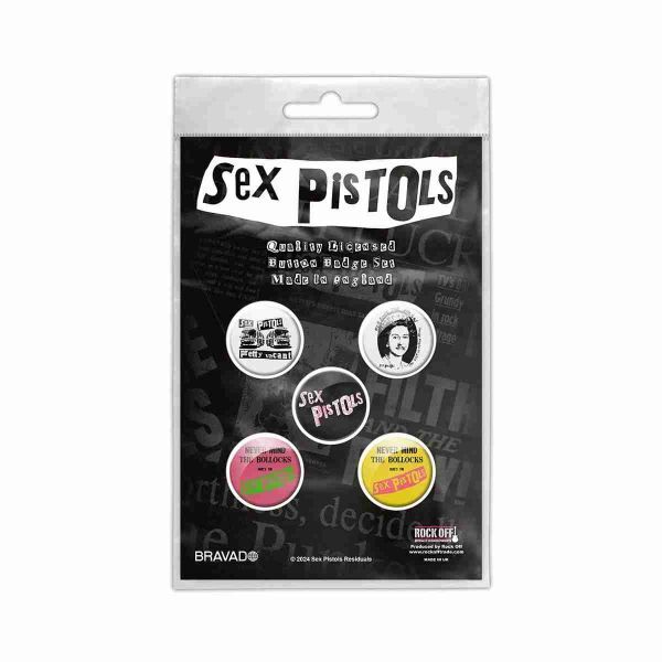 Sex Pistols バッジ5個セット セックス・ピストルズ Never Mind The Bollocks_画像1