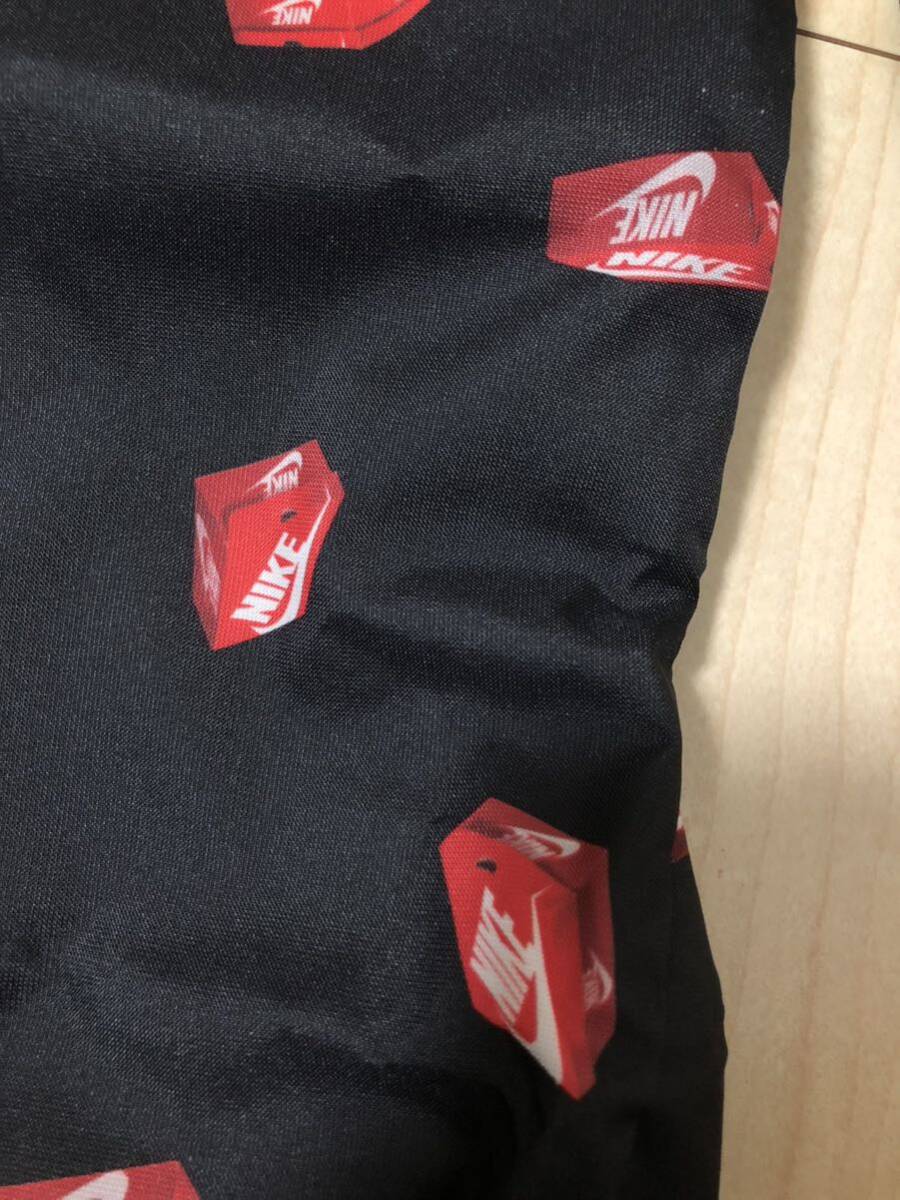 ナイキ ジムサック ナップサック ランドリーバッグ Nike スニーカーボックス柄　レギュラーボックス　赤箱　ポケット付き　シューズケース_画像6